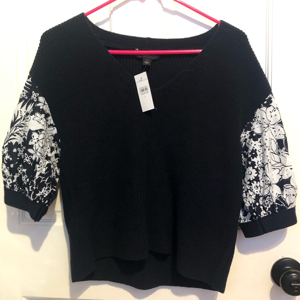 Ann Taylor Navy Blue Summer Sweater